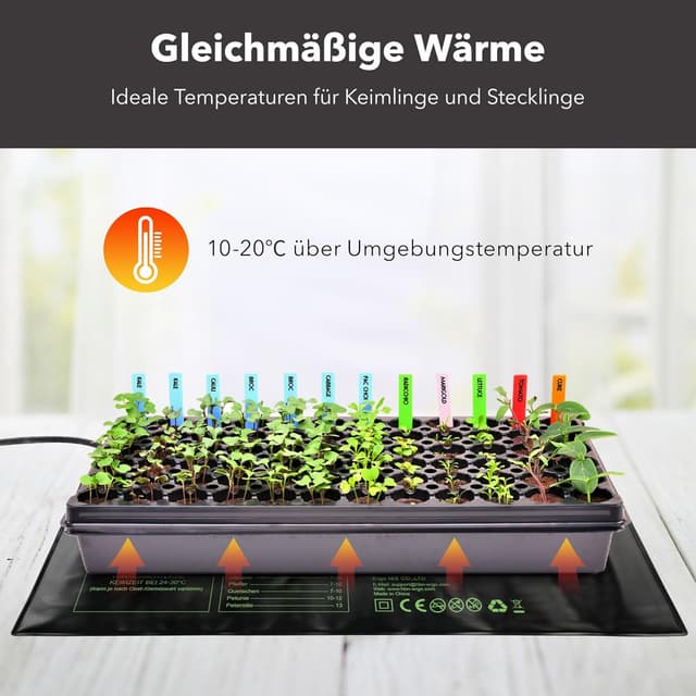 Thumbnail 3 de HBN Heizmatte 17,5 W 25,4 x 52,7 cm