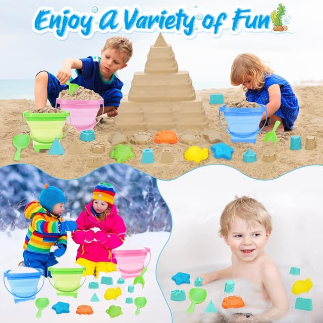 Thumbnail 4 de RACPNEL Collapsible Beach Toys 3-Pack
