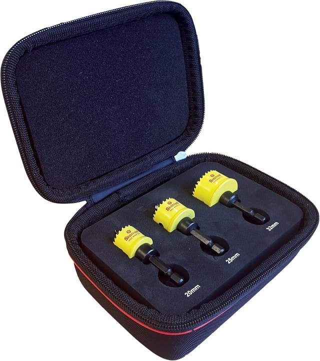 Imagen de Starrett CSC three-piece Hole Saw Set for Cordless Drills en OfertitasTOP