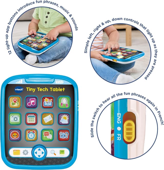 Detalle 2 de VTech Tiny Tech Tablet 9 months+ learning