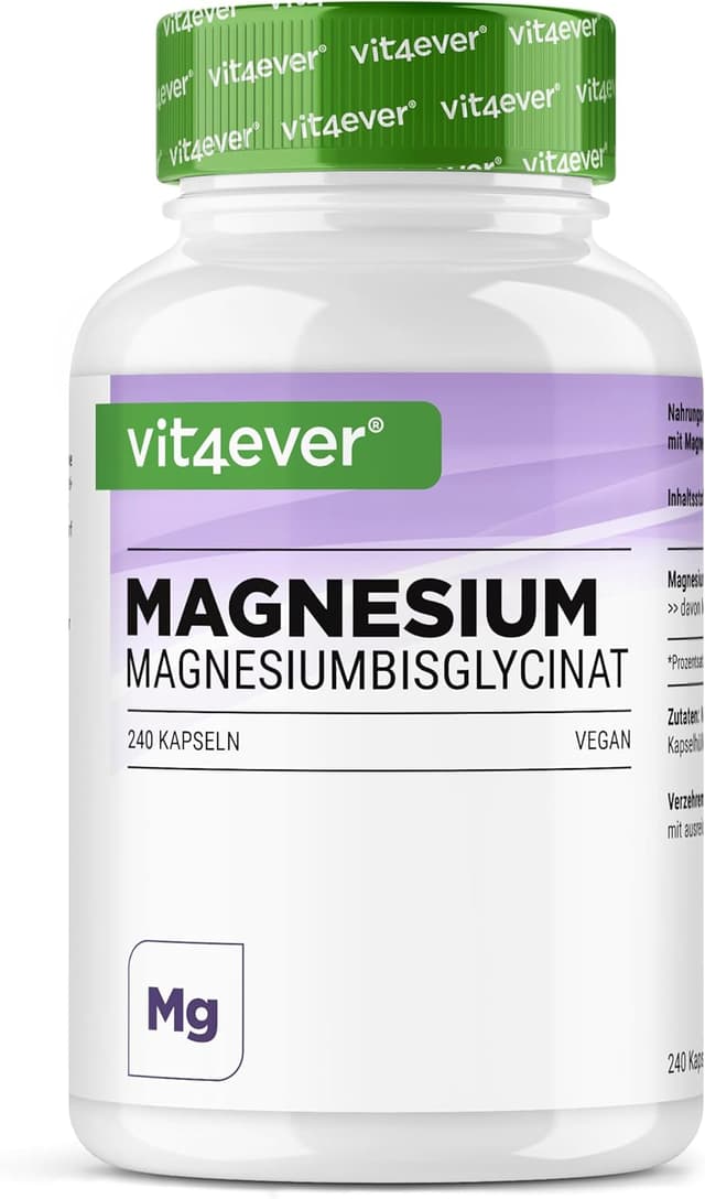 Detalle de Bisglycinate de magnésium 240 gélules (300 mg de magnésium élémentaire par dose journalière) – Vegan
