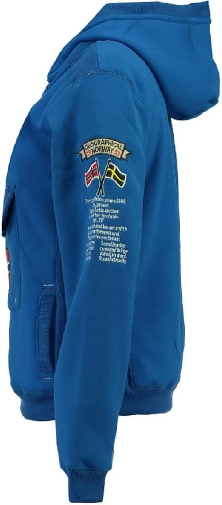Detalle 2 de Geographical Norway GYMCLASS sweat à capuche bleu électrique XXL ⚙
