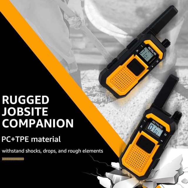 Thumbnail 2 de Retevis RB48 Heavy Duty Walkie Talkies 2000 mAh