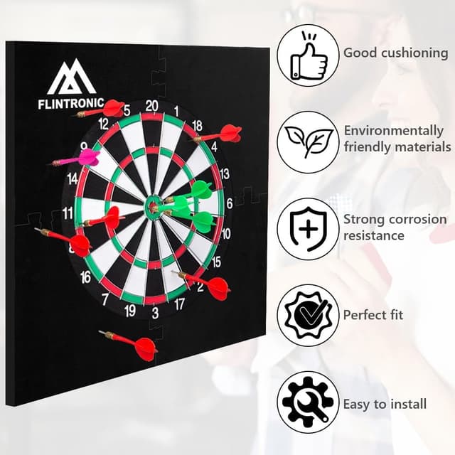 Detalle de Flintronic dartboard surround 45 cm EVA
