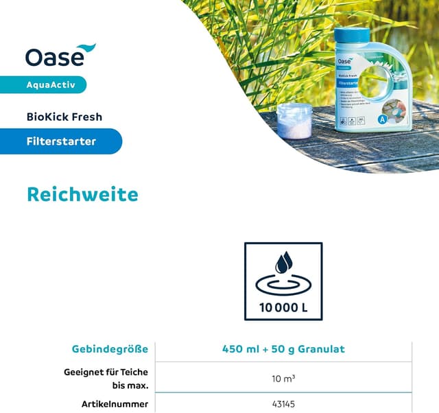 Thumbnail 3 de OASE BioKick Fresh 500 ml für 10 000 l