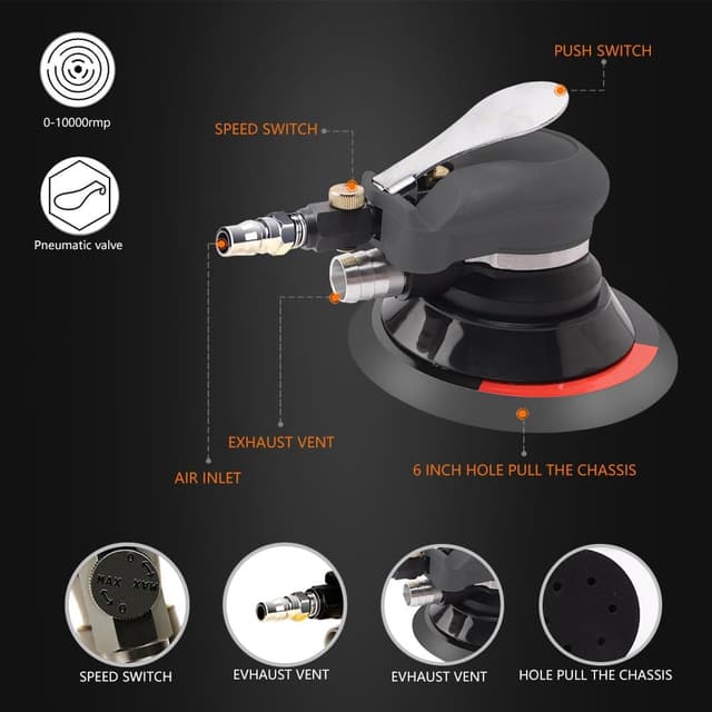 Detalle de Exzenter Schleifmaschine ZFE 10.000 rpm
