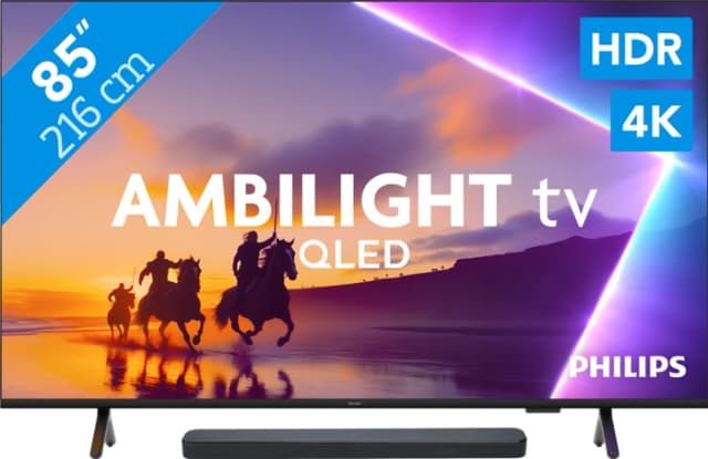 Thumbnail 26 de Philips Ambilight 85 Zoll PUS8500 QLED 4K (2025) Set mit JBL Bar 300 M2 Schwarz