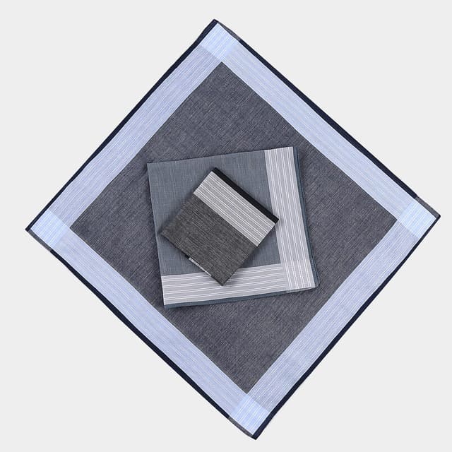 Detalle 1 de HOULIFE Herren Taschentücher 43x43 cm