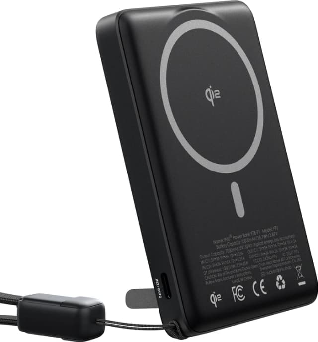 Detalle de INIU MagPro Ultra Slim 10.000 mAh Powerbank mit MagSafe-Qi2 für iPhone 12 und neuer