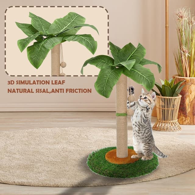 Thumbnail 4 de HOMYHANDS 60cm Cat Scratching Post