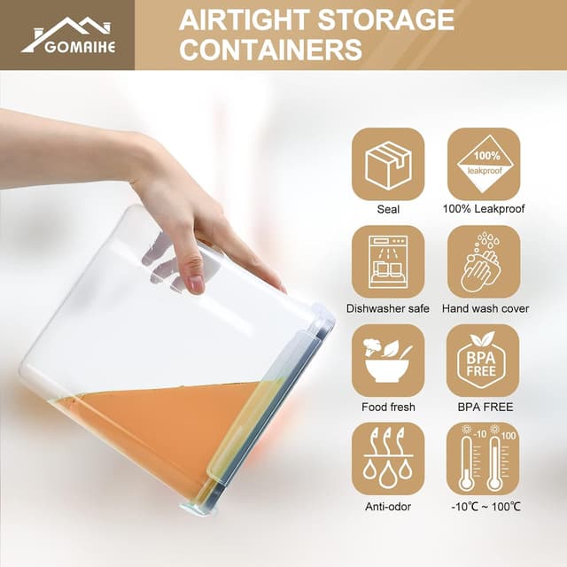 Thumbnail 2 de GoMaihe 4L Vorratsdosen 6er Set