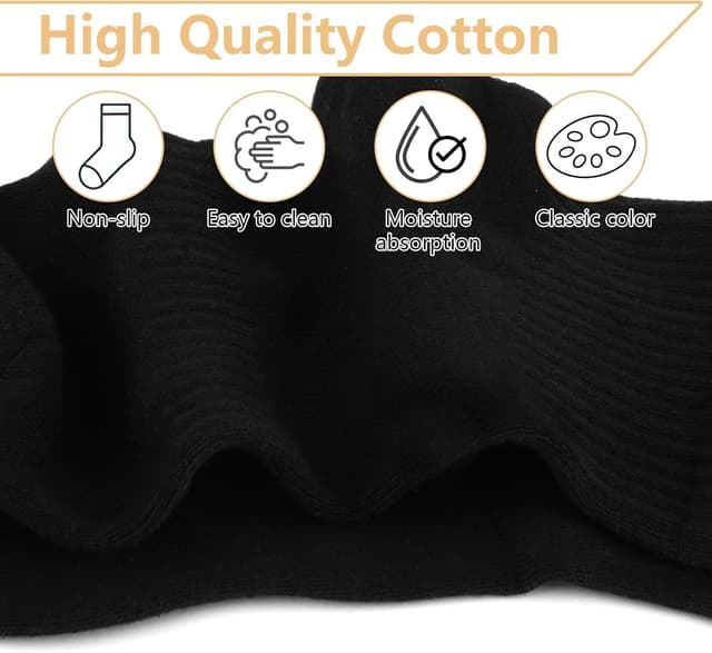 Detalle de Maxmoc Sock Women Breathable Wicking Ankle Socks (6 Pairs) – Cushioned Trainer Sports Socks