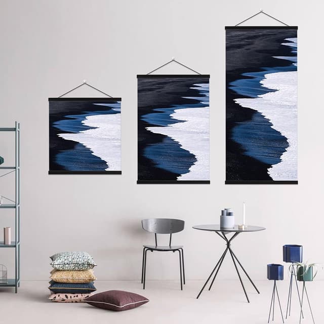 Detalle 1 de Sanauto A1 Posterleisten Magnet 61 cm schwarz