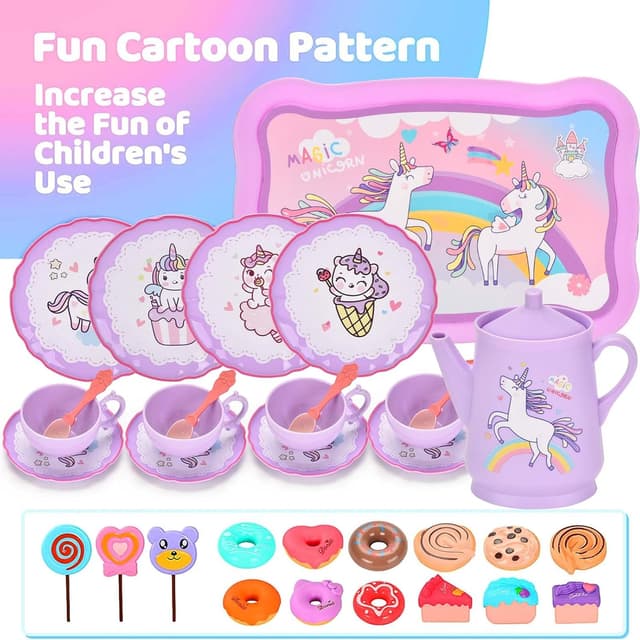 Detalle 2 de Unicorn Tea Party Set 19 pcs