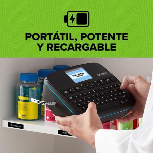 Detalle de Dymo LabelManager Executive 640 CB portátil Bluetooth y USB-C para etiquetas