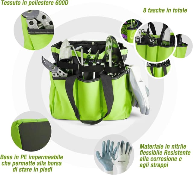 Thumbnail 6 de WORKPRO attrezzi da giardino 8 pezzi