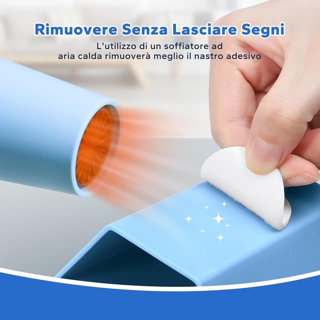 Detalle 2 de HOMMAND Pads Biadesivo Extra Forte in schiuma EVA (60 pezzi) per casa, ufficio e auto
