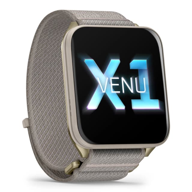 Detalle de Garmin Venu X1 dorado 41mm Smartwatch