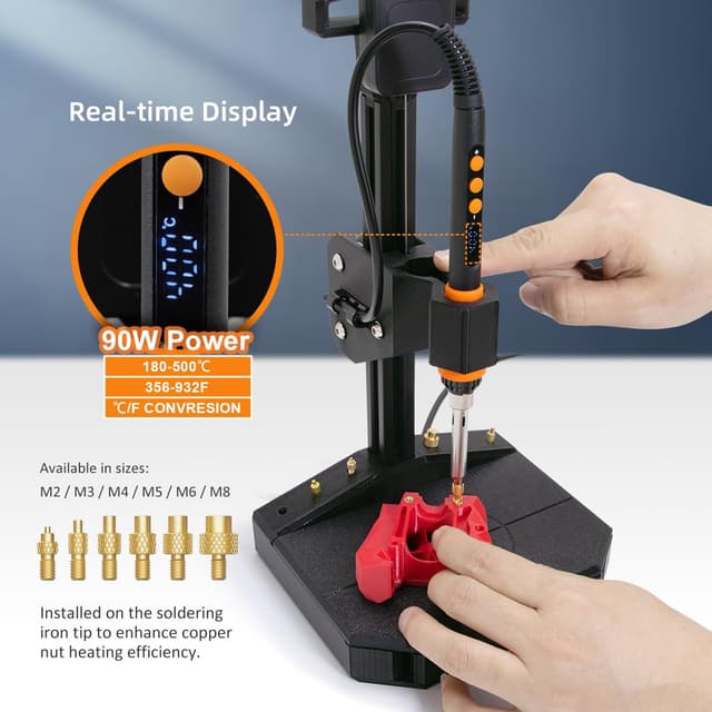 Detalle 1 de Mintion Heat Set Insert Tool 90W