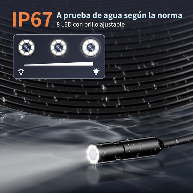 Thumbnail 3 de Ruycllo Endoscopio 1080P 4.3" IPS