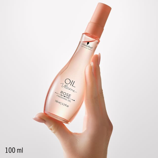 Detalle de Schwarzkopf Professional Oil Ultime Rose Finishing Oil (100 ml) for fine to normal hair