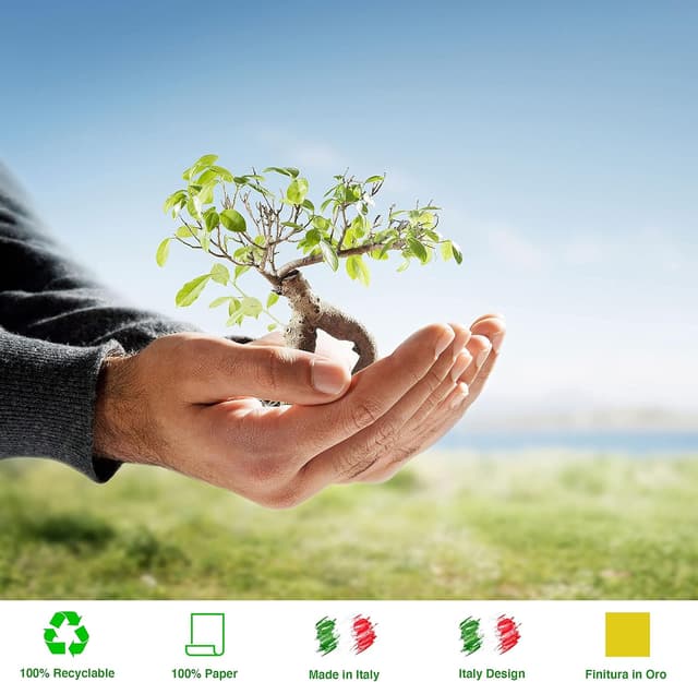 Detalle de Biglietto auguri matrimonio ARKRAFT con finitura in oro 17x12 cm (con portasoldi) M12