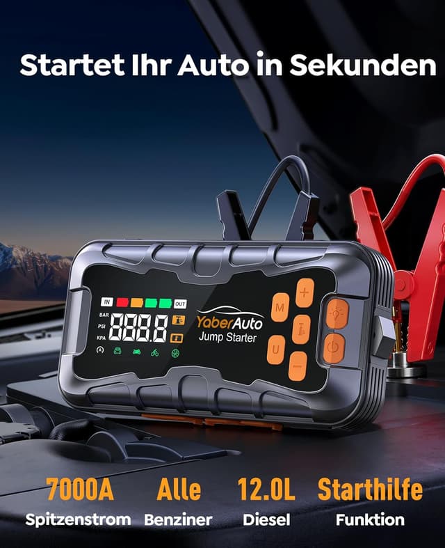 Thumbnail 1 de 7000A Starthilfe Powerbank 27000mAh