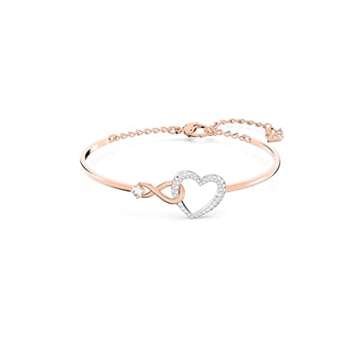 Detalle de Swarovski Brazalete Infinity con corazón 🤍