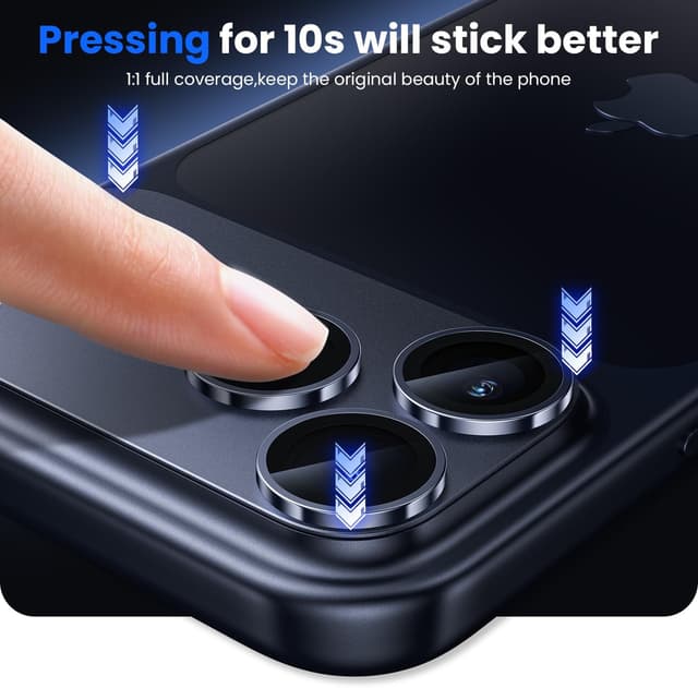 Thumbnail 4 de WSKEN for iPhone 17 Pro Max Camera Lens Protector 9H