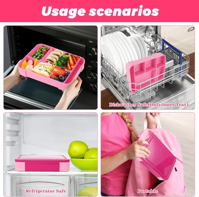 Detalle 2 de Sprifityy Brotdose 1330 ml mit Fächern