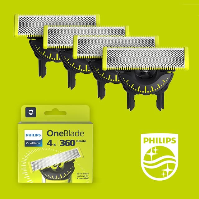 Detalle de Philips OneBlade 360 Ersatzklingen 4er-Pack
