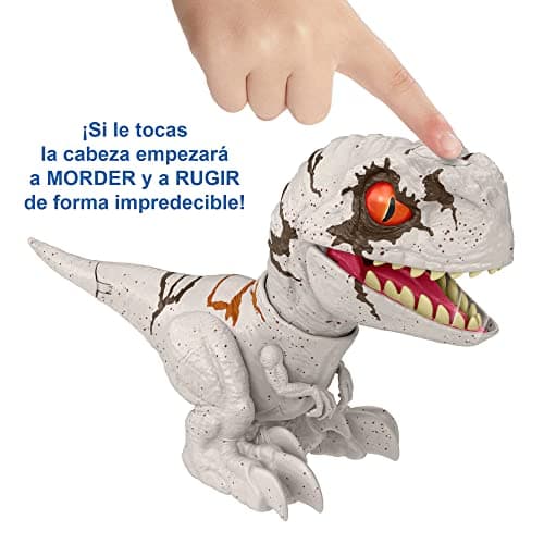 Detalle 2 de Mattel GWY57 Jurassic World Uncaged Rowdy Roars, figura con sonidos