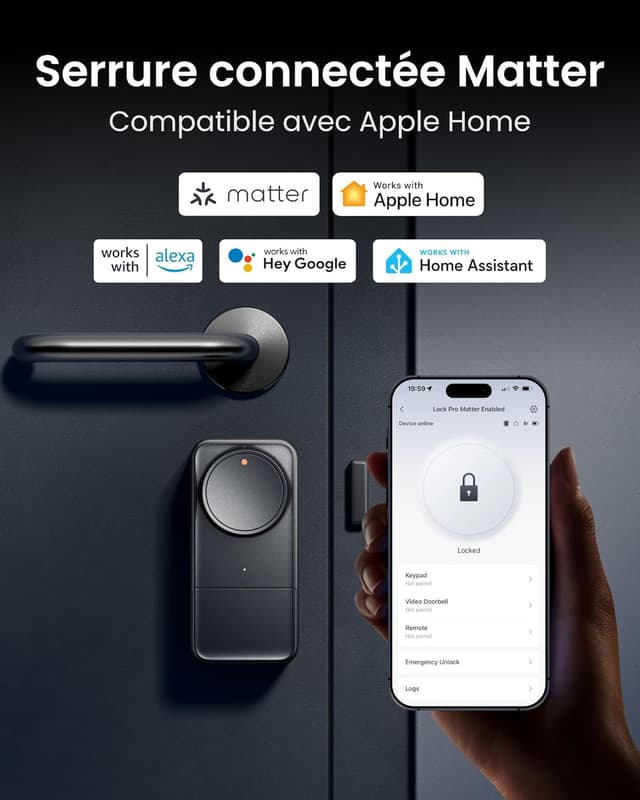 Thumbnail 6 de SwitchBot WiFi Pro serrure connectĂ©e 15 đ