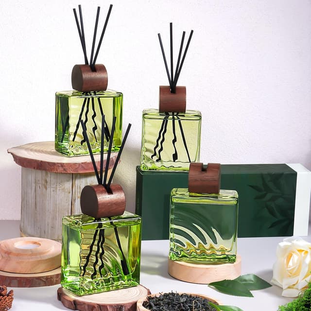 Detalle 2 de DIUFJAG 200 ml Zen Tea Tè Zen diffusore per ambienti con 8 bacchette