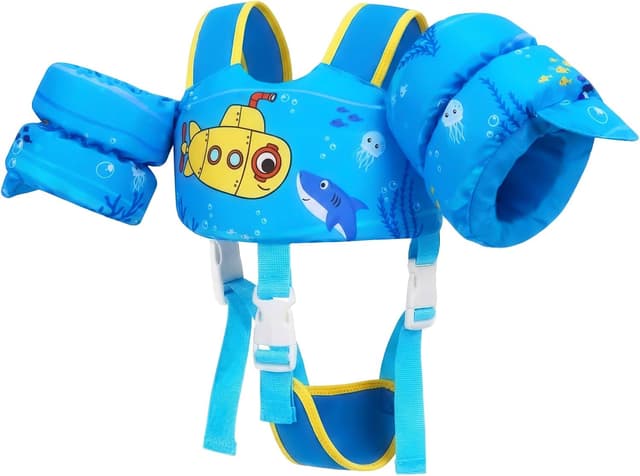 Detalle de Gogokids 2-in-1 Toddler Swim Vest Pool Floaties (CPC certified) for 24–66 lbs