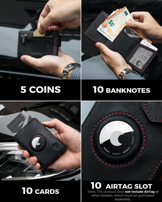 Detalle 1 de Airtag wallet magnetic closure, 48N