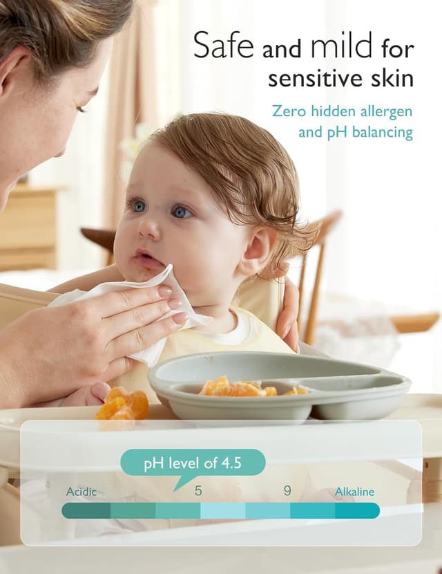 Thumbnail 4 de Momcozy Baby Wipes Extra Large 99% Water, Unscented & Hypoallergenic