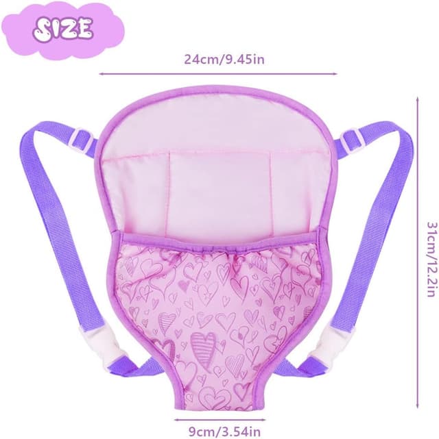 Thumbnail 1 de Porte-bébé poupée Aolso Violet 14–18