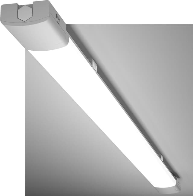 Detalle de Modlicht Modlicht LED Feuchtraumleuchte 150 cm (45 W, 5.000 K, 4.950 lm) – Ultraslim Deckenleuchte mit IP65