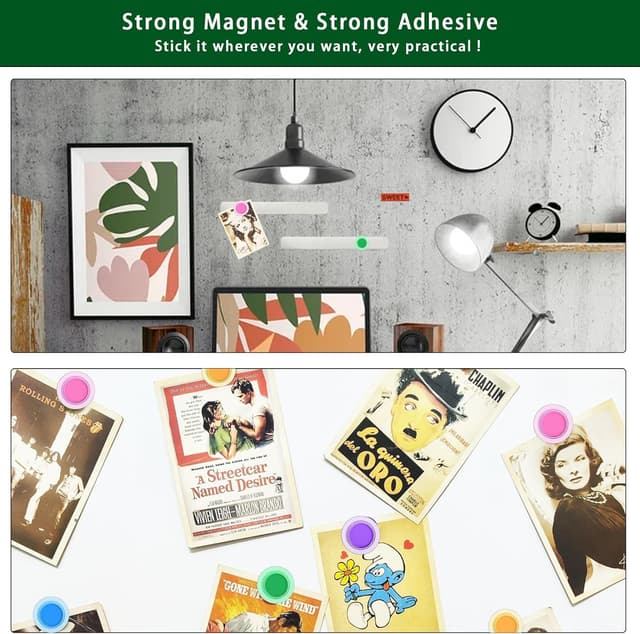 Thumbnail 6 de PYJLBX Magnetic Strips 2pcs for Memo Board 🧲