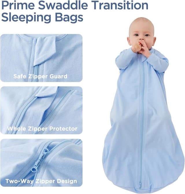 Detalle de Duomiaomiao Baby Sleeping Bag 1.0 Tog 2 Pack