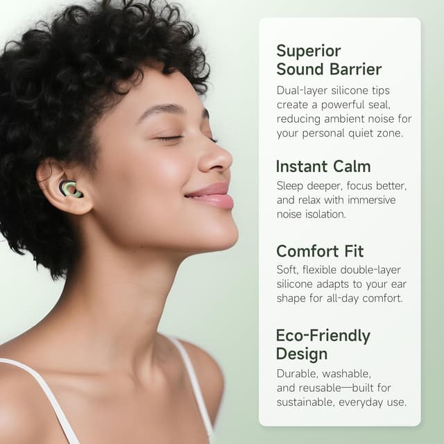 Thumbnail 1 de QWH Ear Plugs for Sleeping 25dB