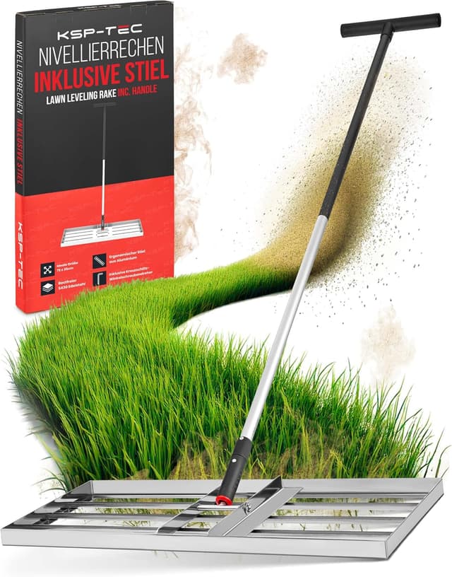 Detalle de Rasenrakel Edelstahl KSP-TEC 75 x 35 cm