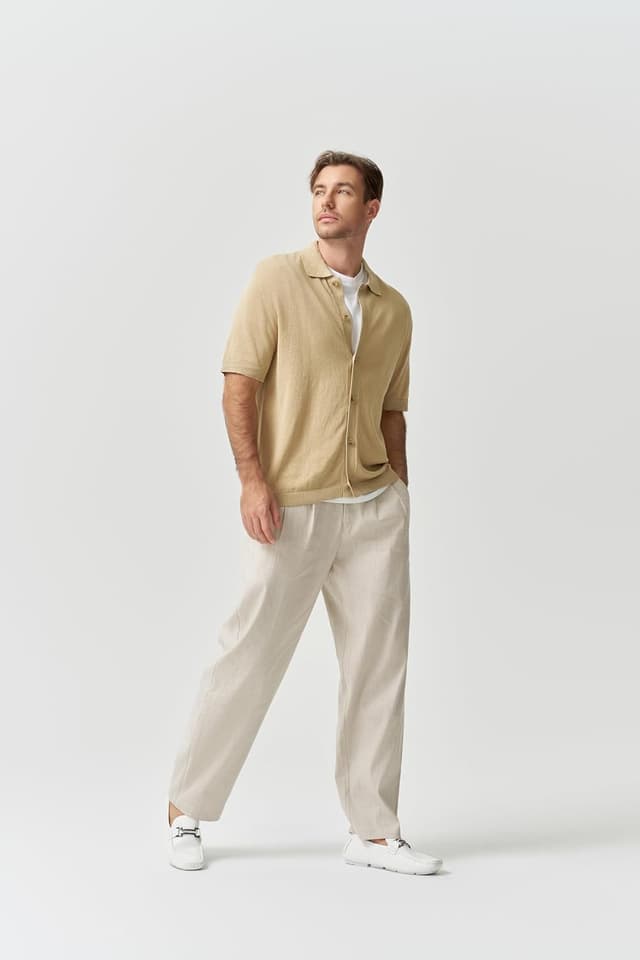 Detalle de Jousen Men’s Casual Loafers Slip-On Driving Shoes with Penny Style