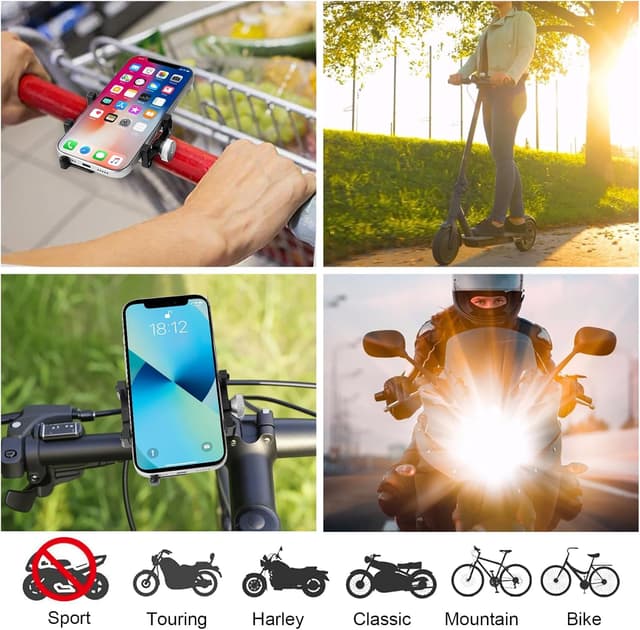 Thumbnail 6 de Homoto soporte móvil para bici 3,5–6,5