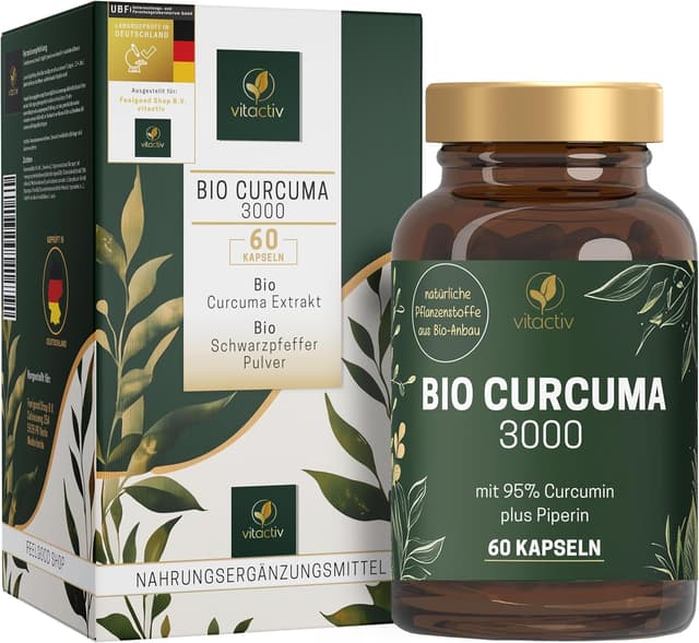 Detalle de VITACTIV Bio Curcuma 3000 Hochdosiert