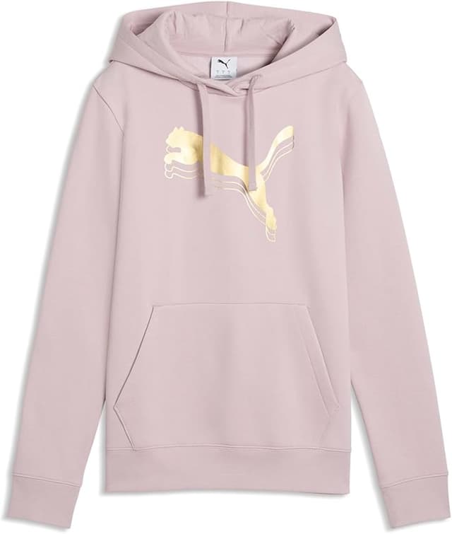 Detalle 2 de PUMA ESS Metallic Hoodie FL Sudadera con capucha unisex