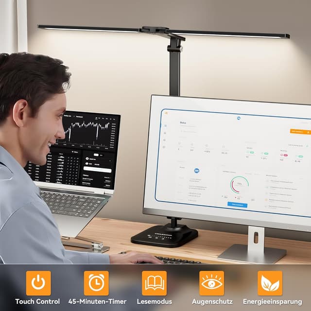 Thumbnail 6 de CHARYJOD Schreibtischlampe 58 cm