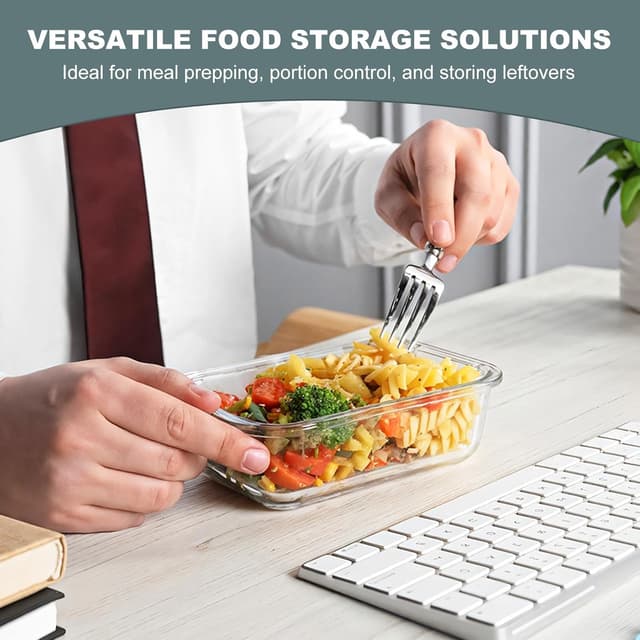 Thumbnail 5 de KOMUEE Glass Meal Prep 34oz 🍱