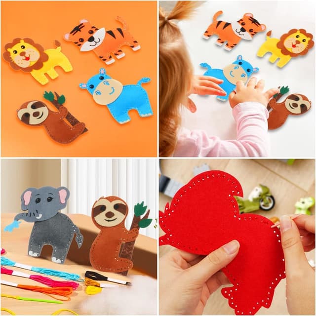 Thumbnail 5 de Vicloon kit cucito bambini in feltro 10